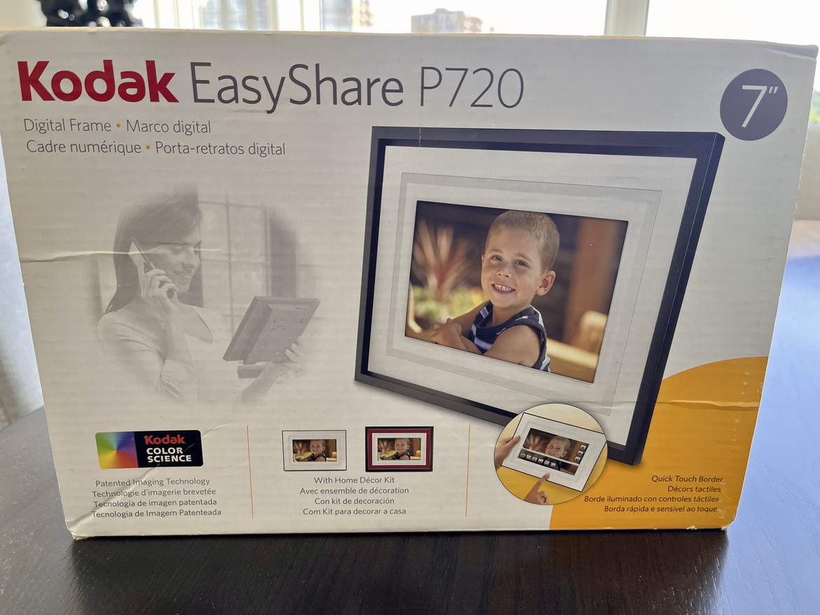 🥕Kodak EasyShare P720 Digital Photo Frame