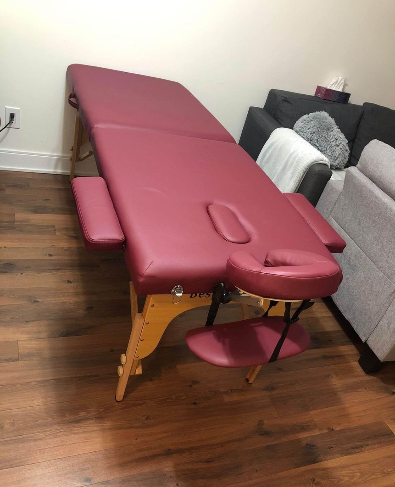 Massage table
