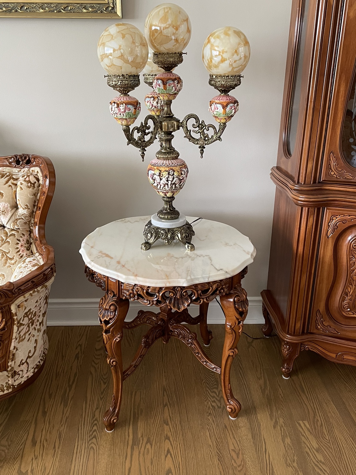 Vintage Solid wood living room set image indicator(6)