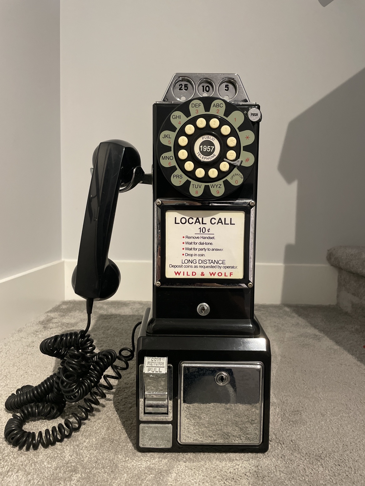 Vintage Black  Phone