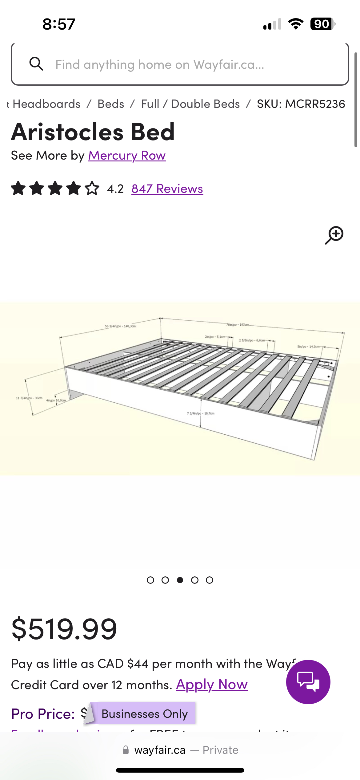 Double Bedframe - photo 4