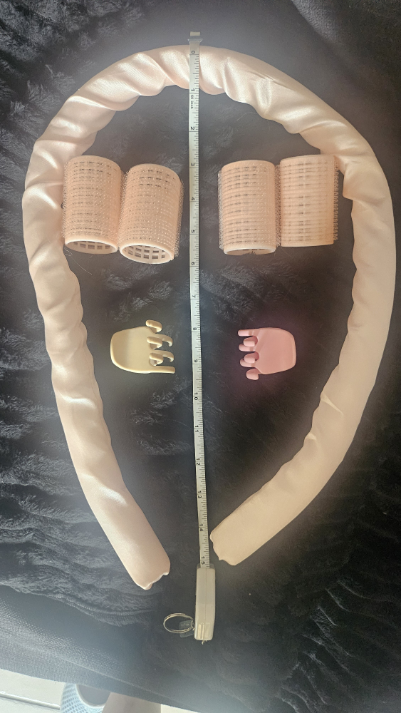 Hair Rollers heatless curler newer used thumbnail