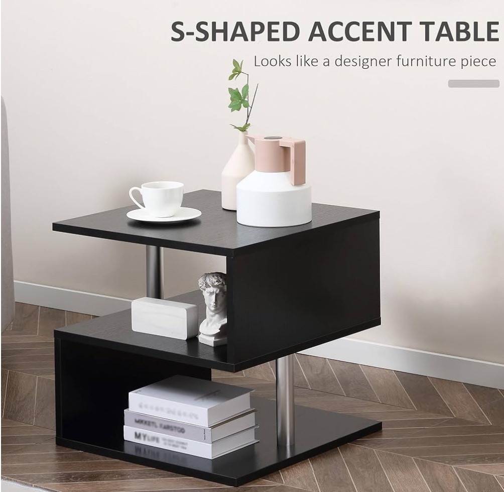 Side Table, 3-Tier End Table, Accent Table, Night stand - photo 5