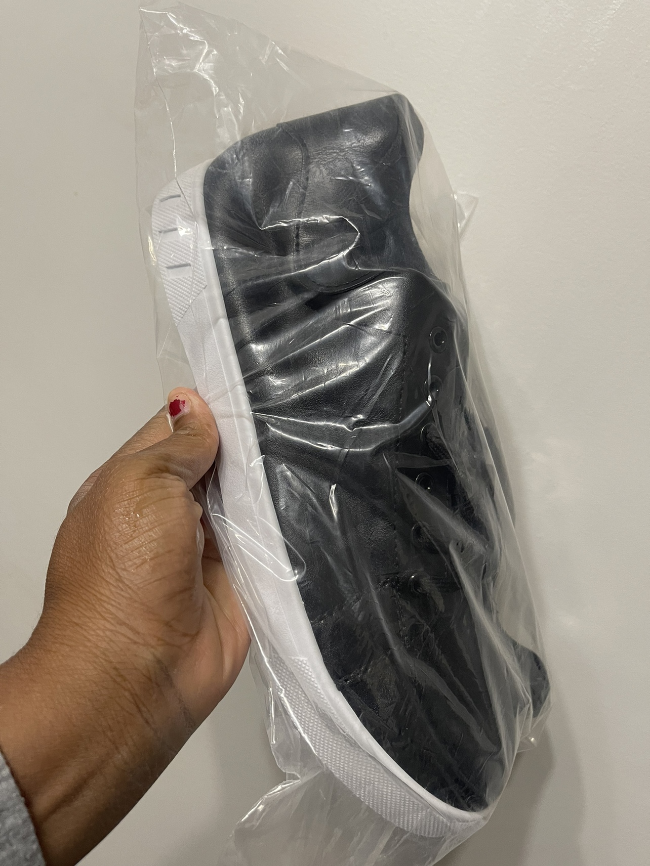 Black Leather Sneakers - photo 2