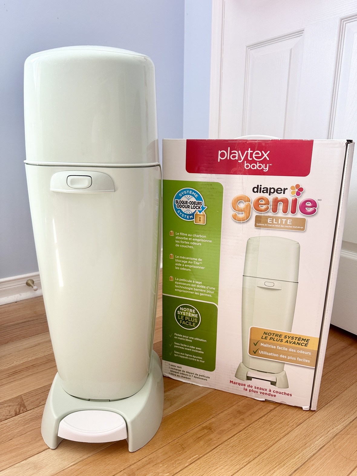 TWO Diaper Genie Pails, 6 refills, 4 carbon filters image indicator(3)