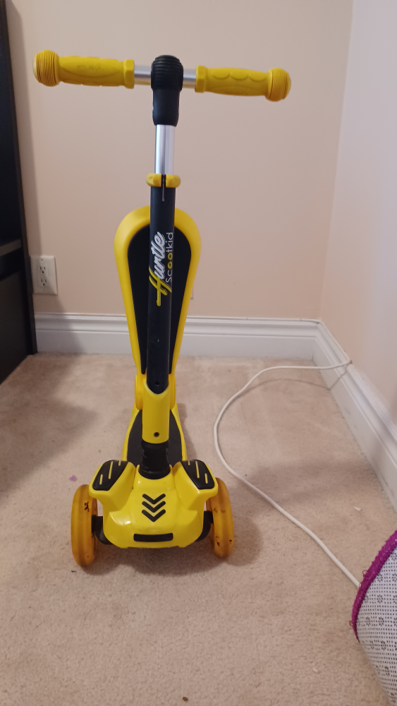 Yellow Scoot & Ride 3-in-1 Scooter