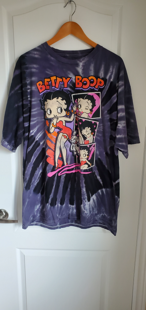 BETTY BOOP TIE DYE 2XL TShirt