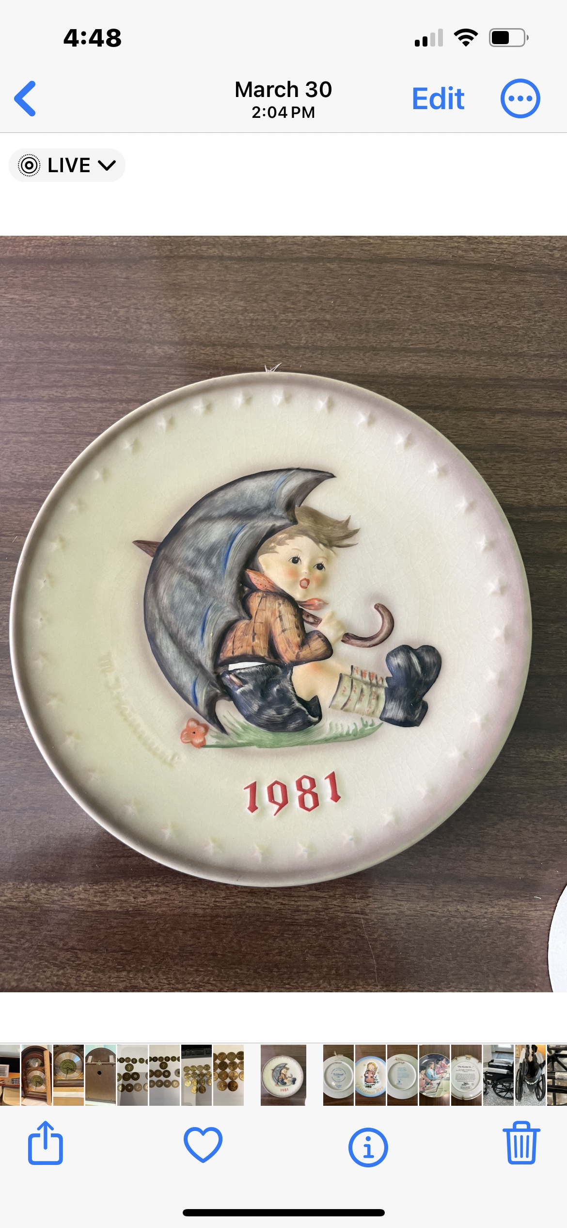 Vintage Collectible Display Plates image indicator(4)