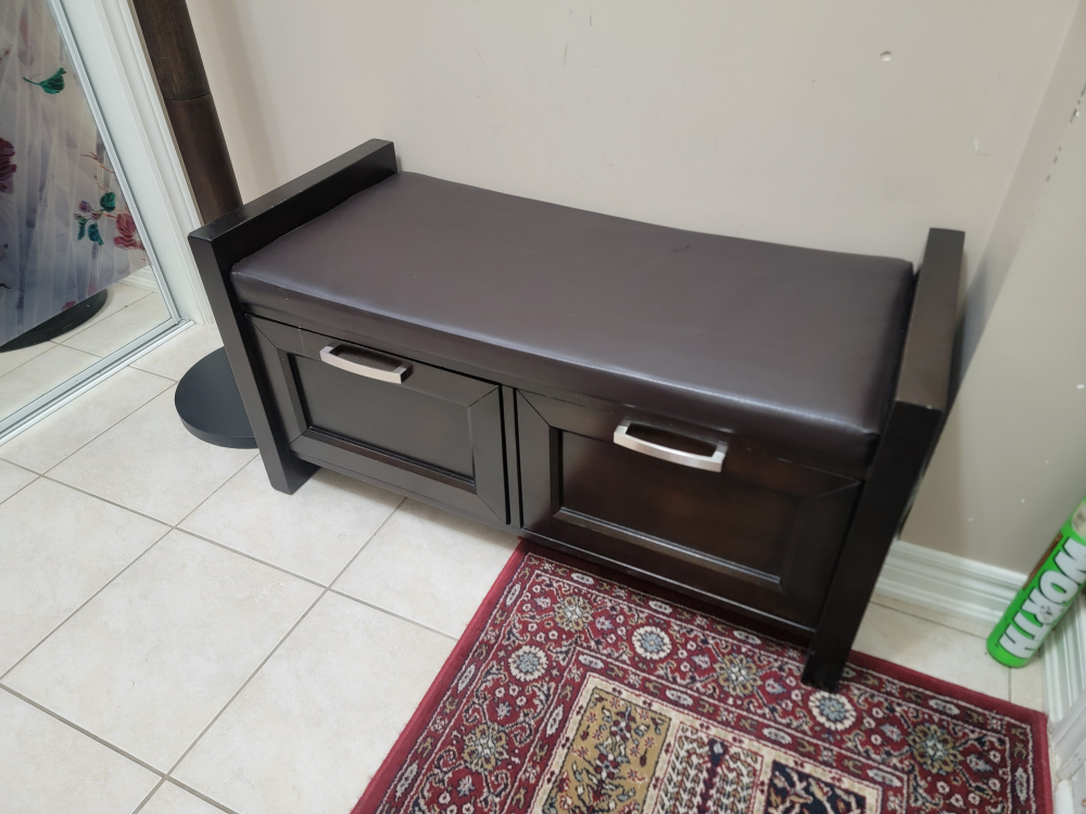 Hard wood bench
