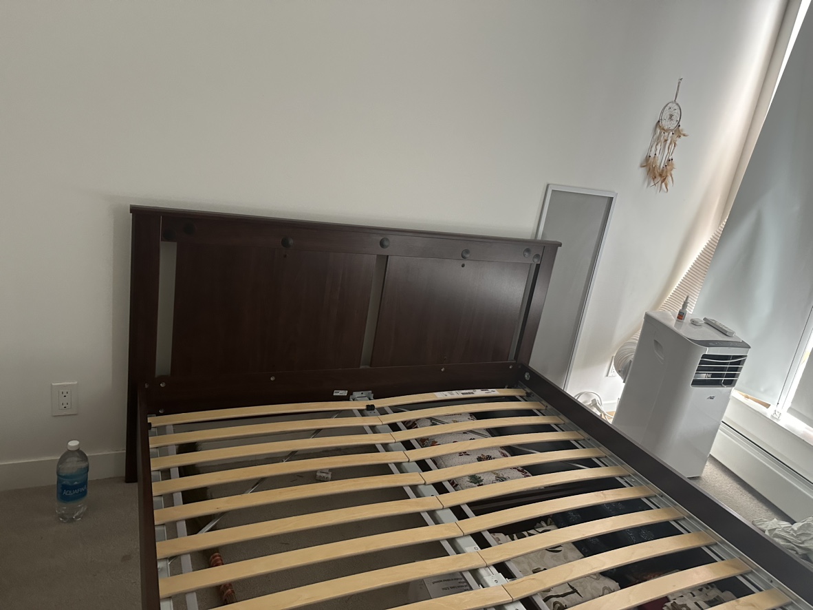 Queen Bed Frame with Slatted Base - photo 4