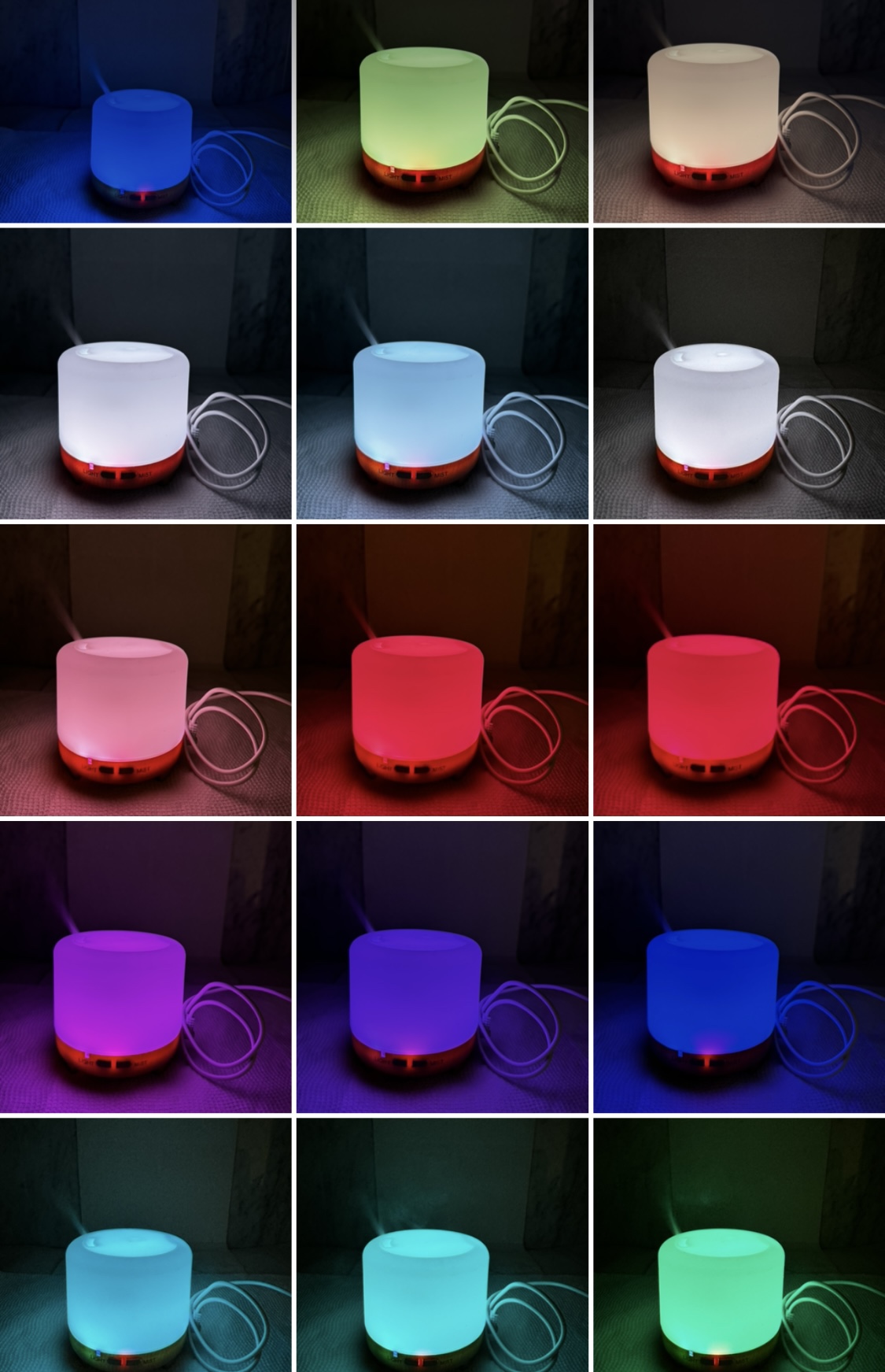 USB essential oil diffuser with remote control