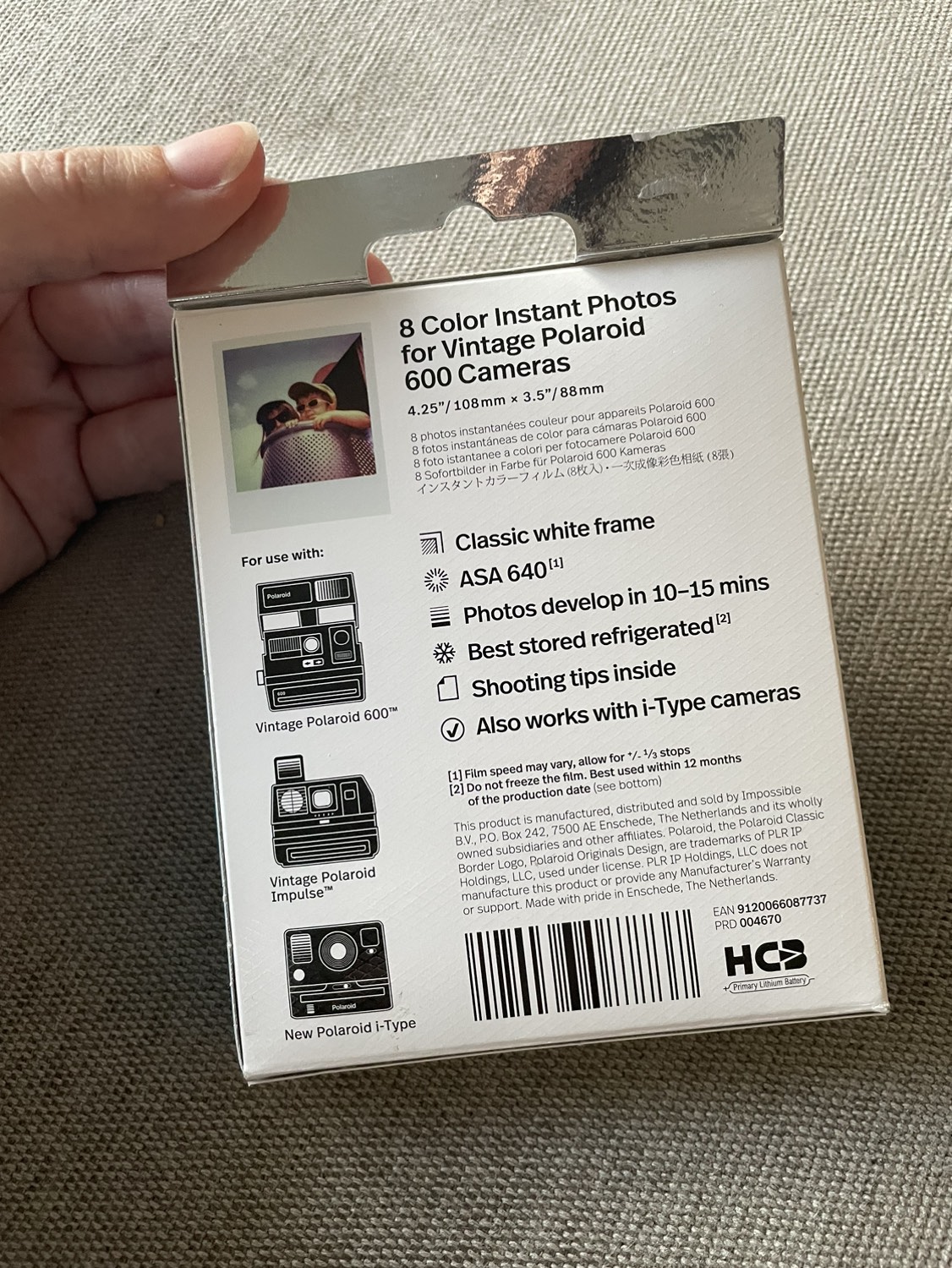 EXPIRED Color 600 Polaroid Originals Film image indicator(3)