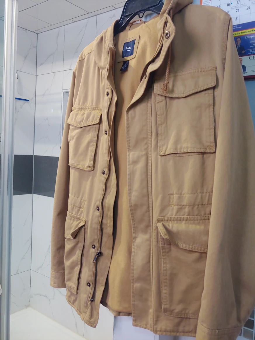 Gap Men's Tan Jacket size medium image indicator(3)