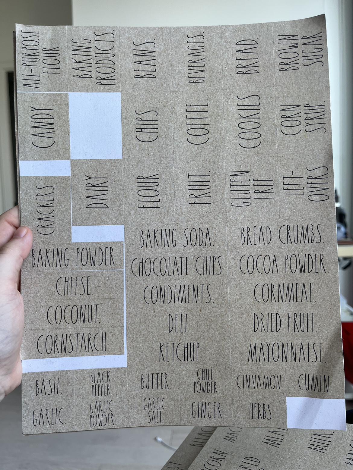 Storage Label Set - photo 4