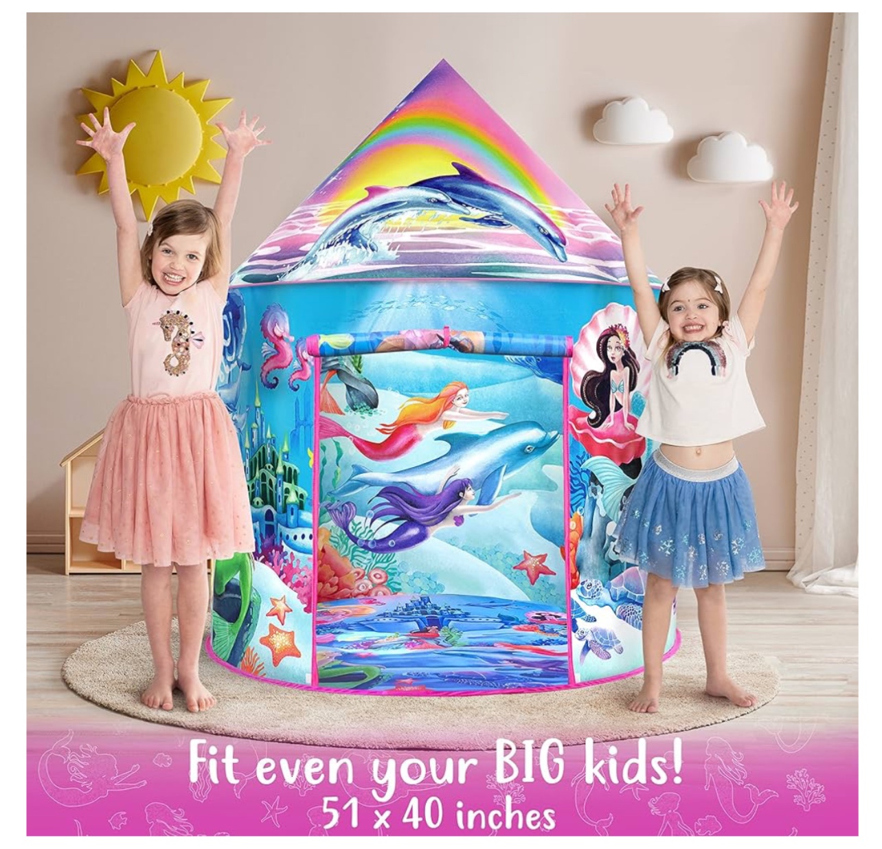 Musical Mermaid Play Tent - photo 3