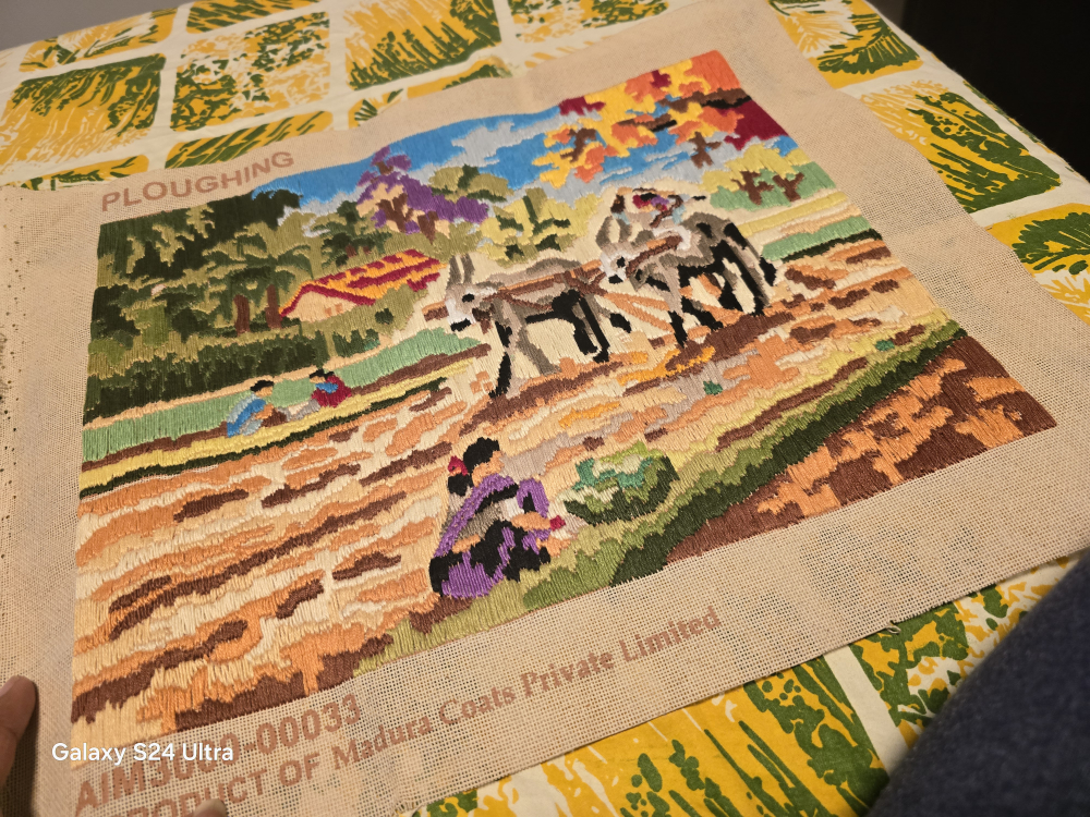 Ploughing Embroidery - photo 2