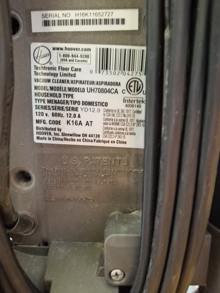 Hoover HIGH Capacity Wind Tunnel Vacuum image indicator(5)