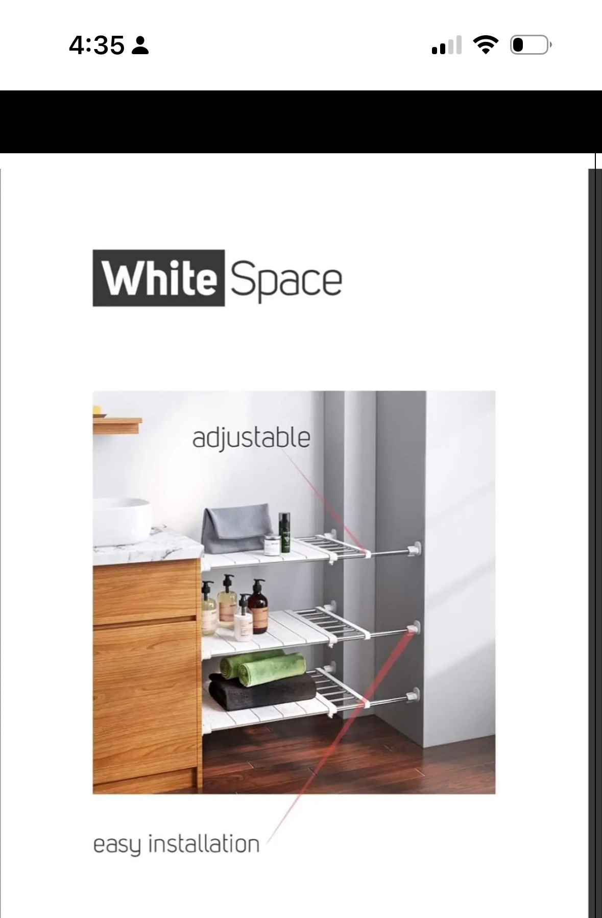 Adjustable White Shelves (2) - photo 2