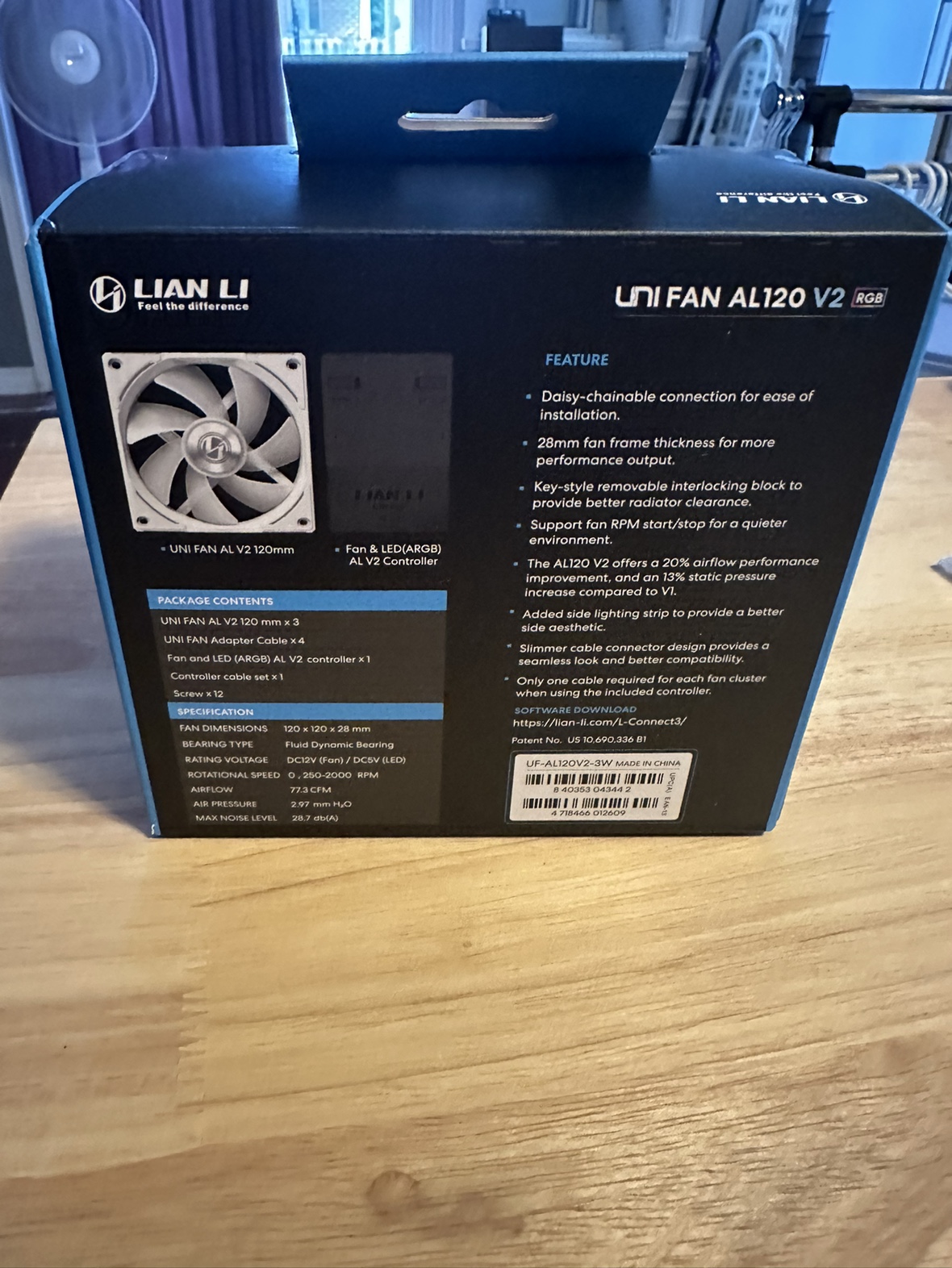 Lian Li PC Fans RGB 120mm x3 - photo 2