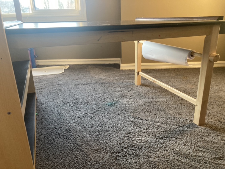 Kids Art Table With Storage and Two Stools - photo 3