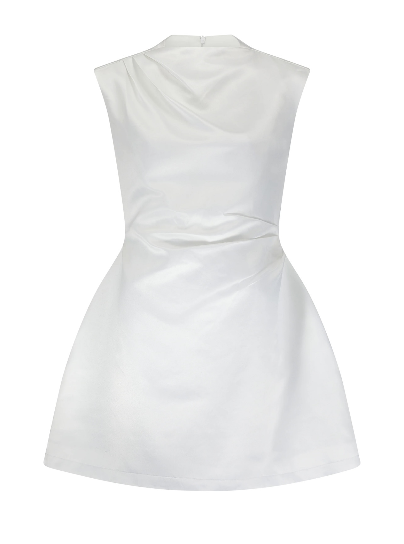 Odd Muse London - White Satin Mini Dress image indicator(3)