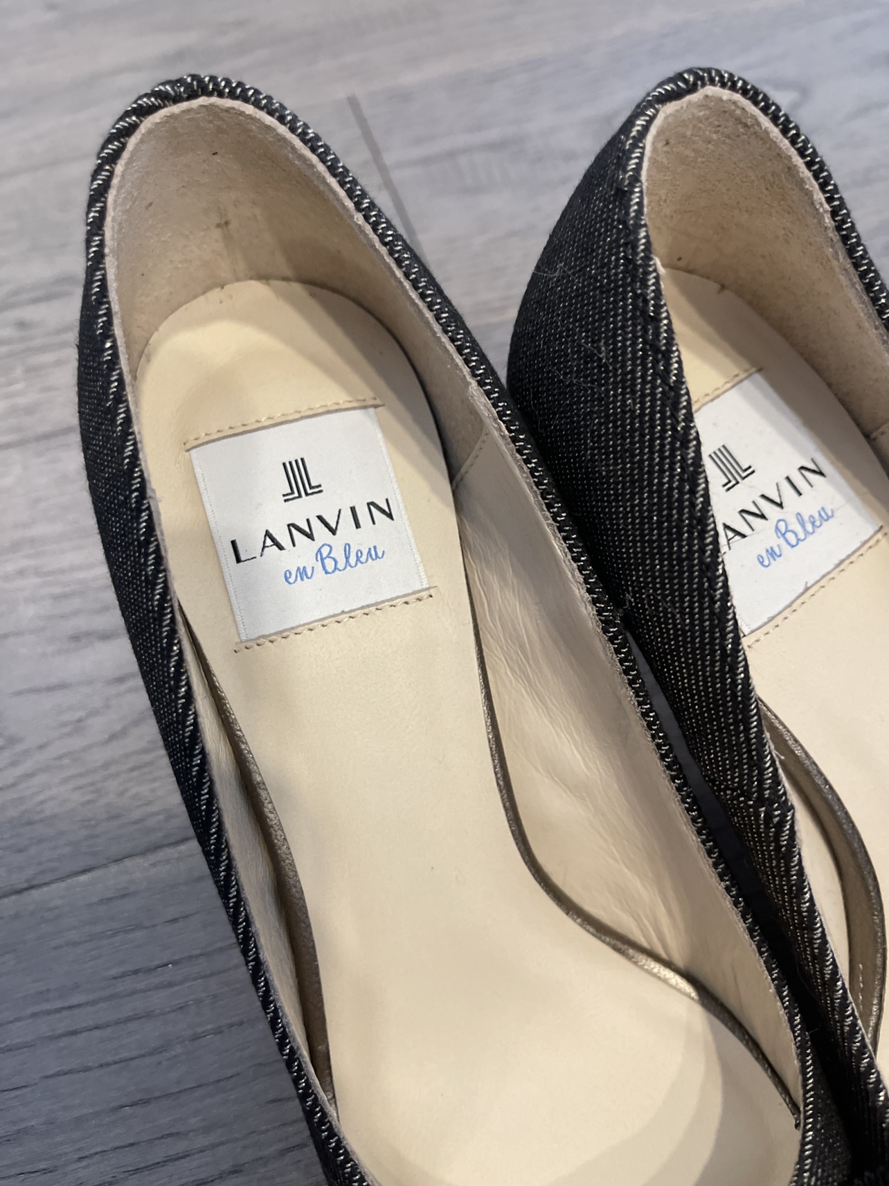 Brand New Japan Made Lanvin Black Peep Toe Heels 2.5” image indicator(2)