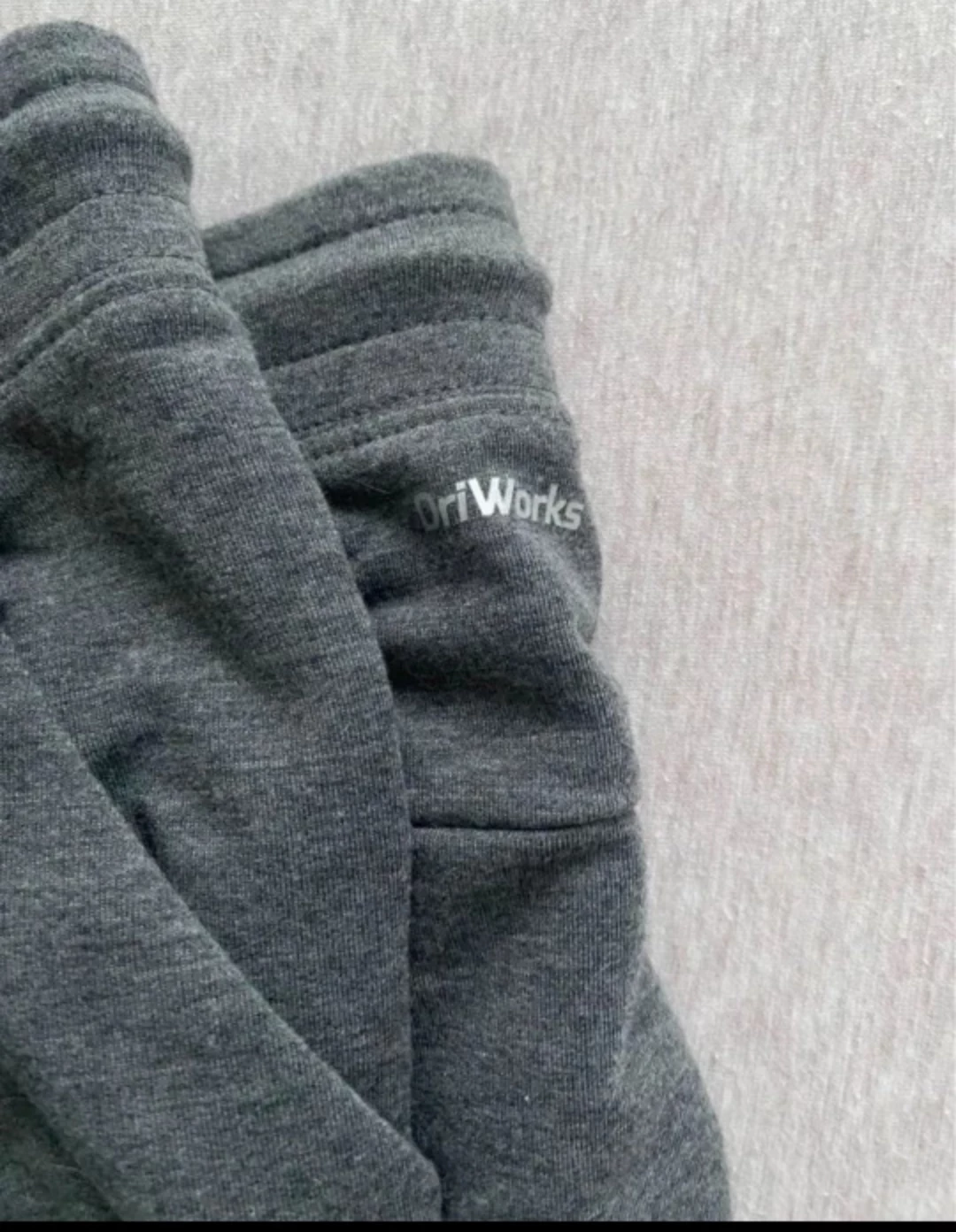 unisex grey sweatpants size S-M image indicator(5)