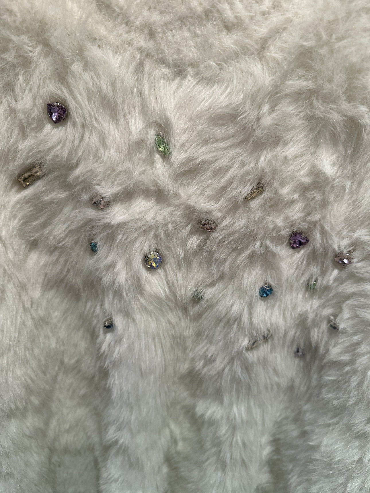 White Fuzzy Sweater - photo 3