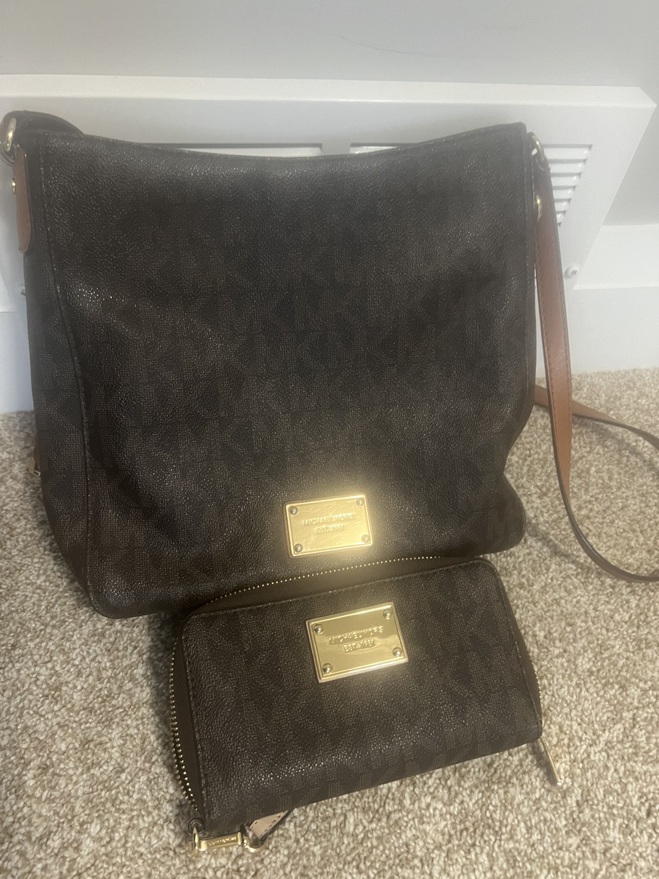 Michael Kors Purse and Wallet Set