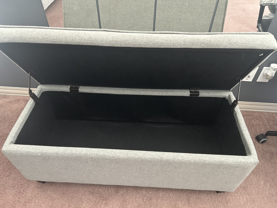 Grey Ottoman - photo 3