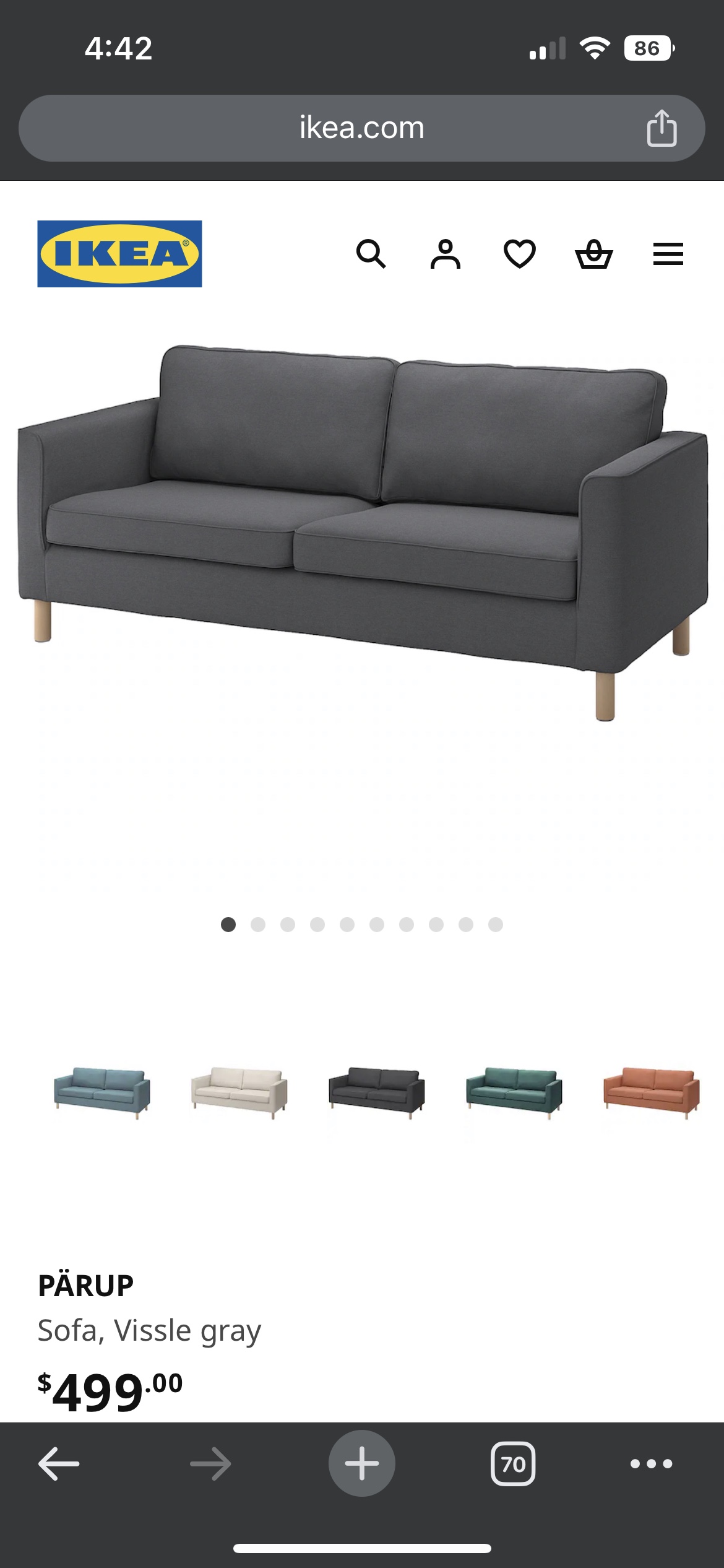 ikea parup couch - photo 2