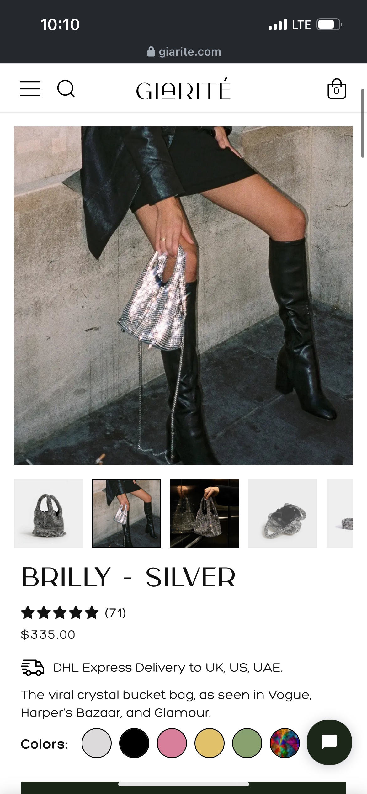 Giarite Crystal Bucket Bag - photo 2