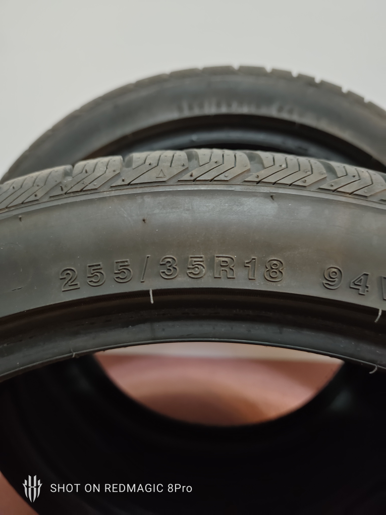 2× 255 35 18 winter tyres. image indicator(2)