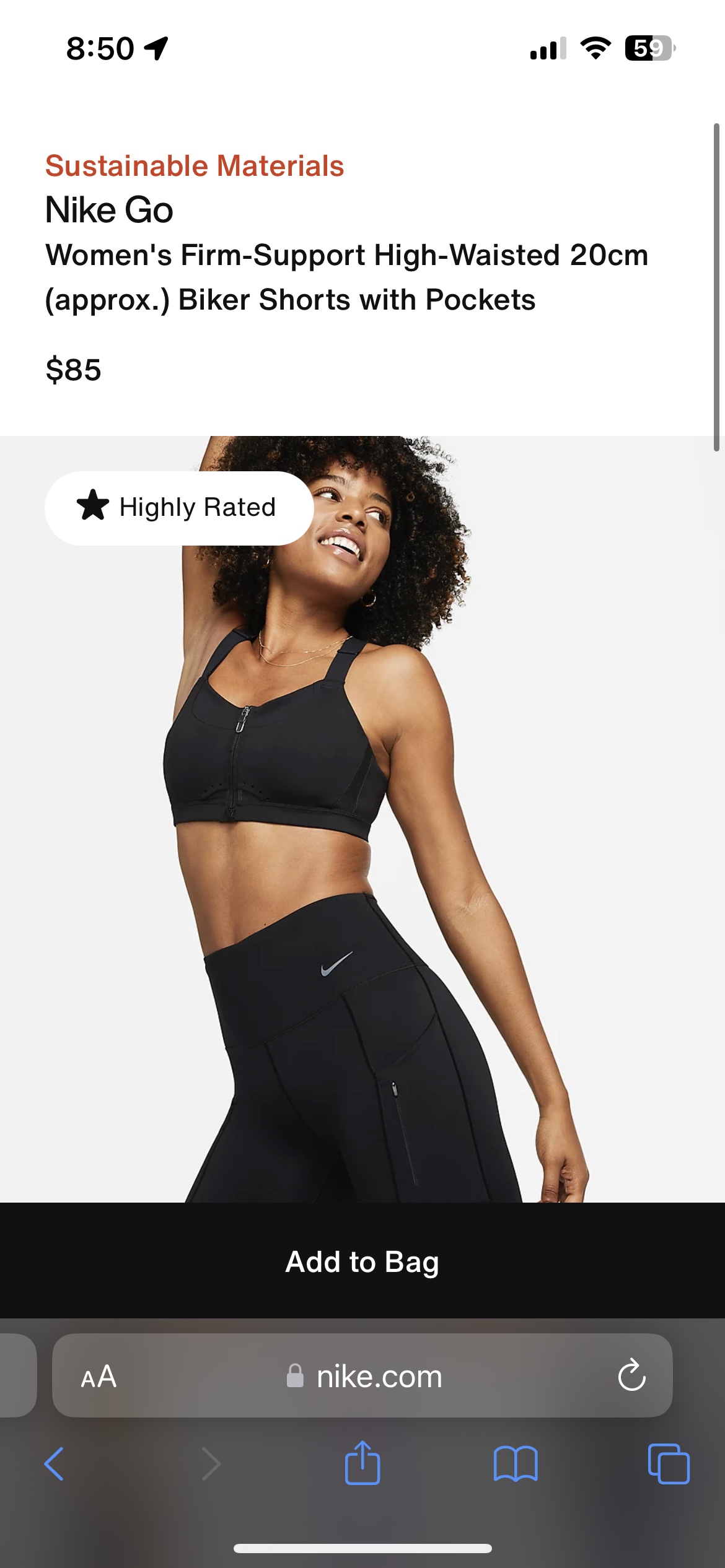 Nike Go Women's Biker Shorts