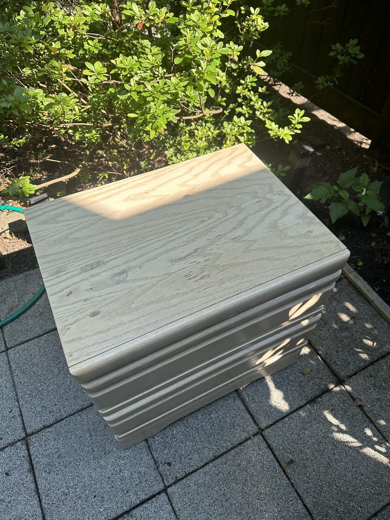 Wooden Drawer Nightstand - photo 2