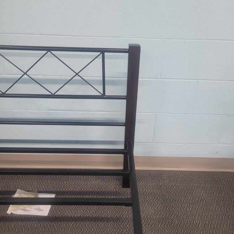Black Metal Bed Frame - photo 3