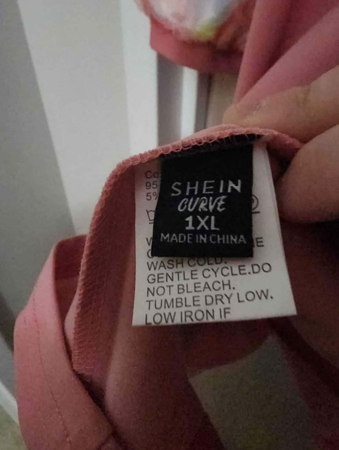 SHEIN Curve 1XL Pink Dress - photo 2