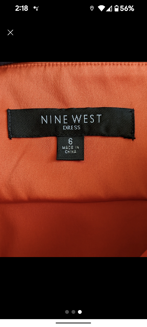 **NINE WEST** Spaghetti Straps Dress image indicator(3)