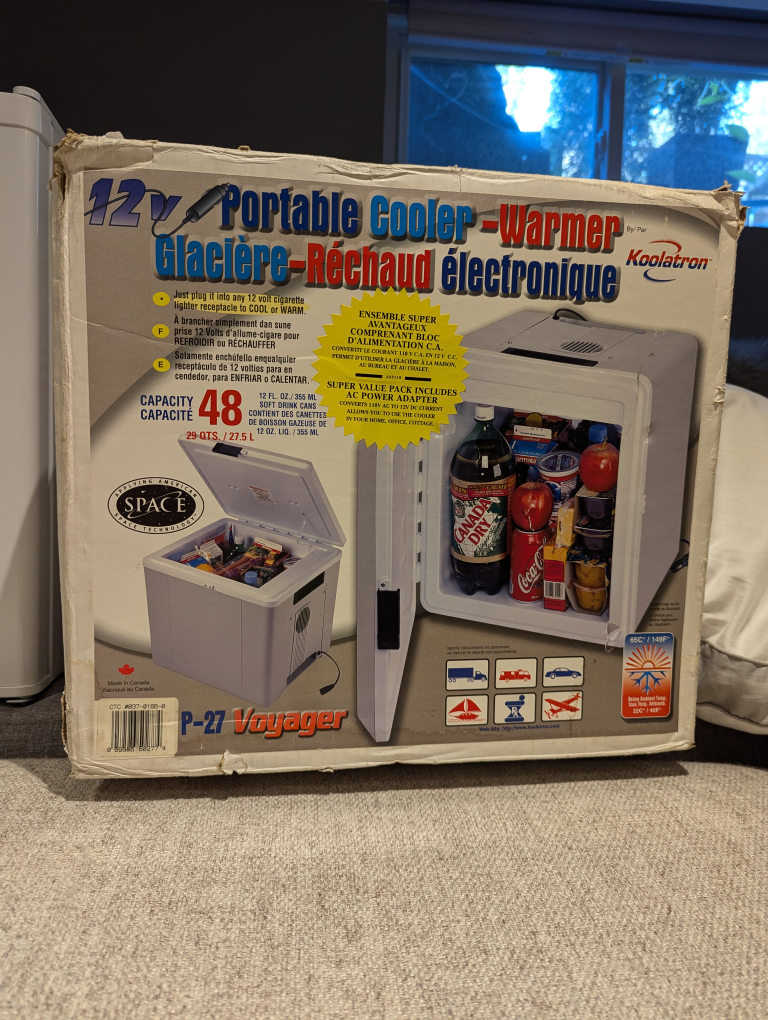 12V Portable Camping Cooler-Warmer: Koolatron