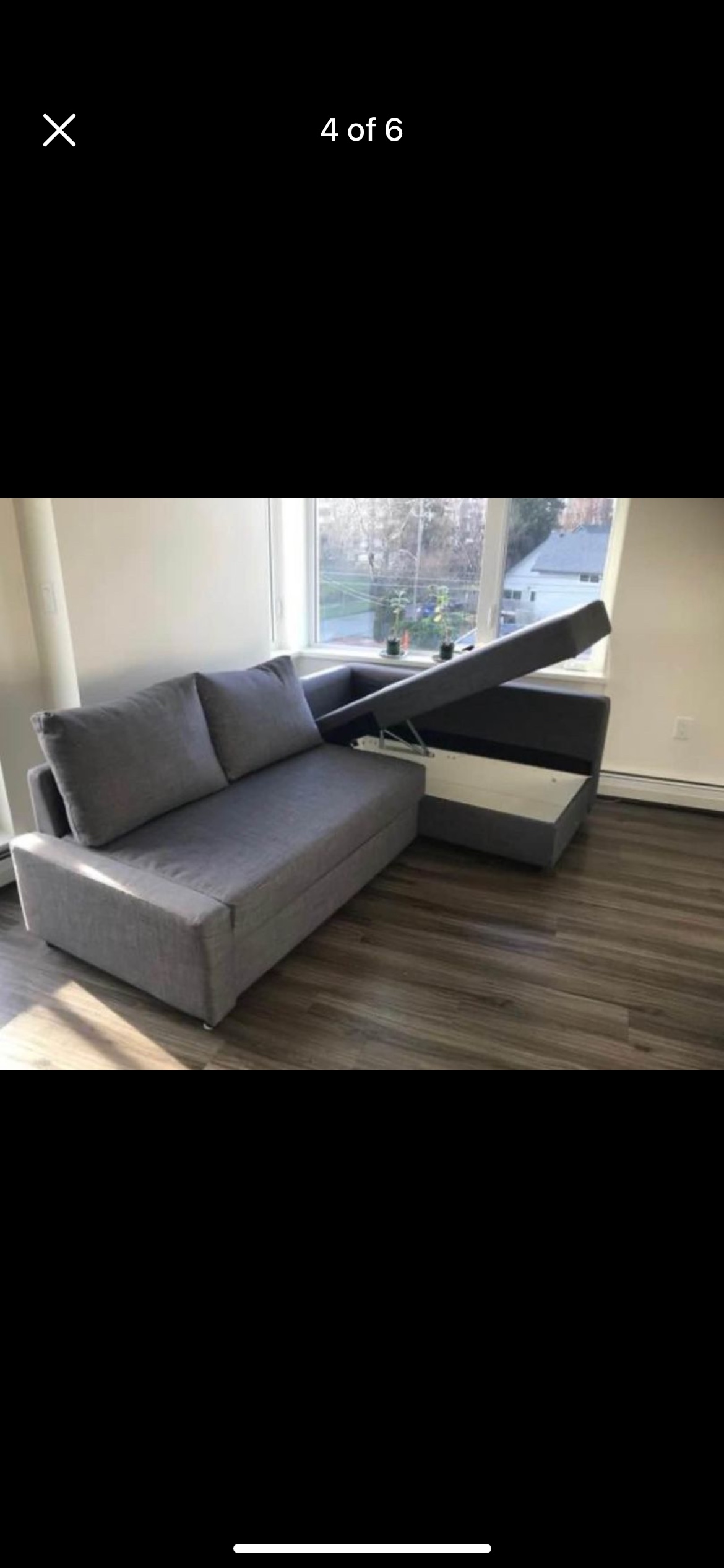 Ikea sectional pull out bed delivery for a fee - photo 3