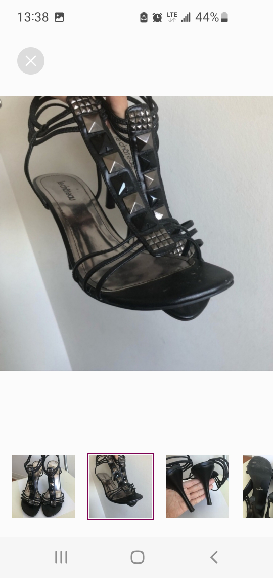 Black Strappy Heels from Le Chateau image indicator(2)