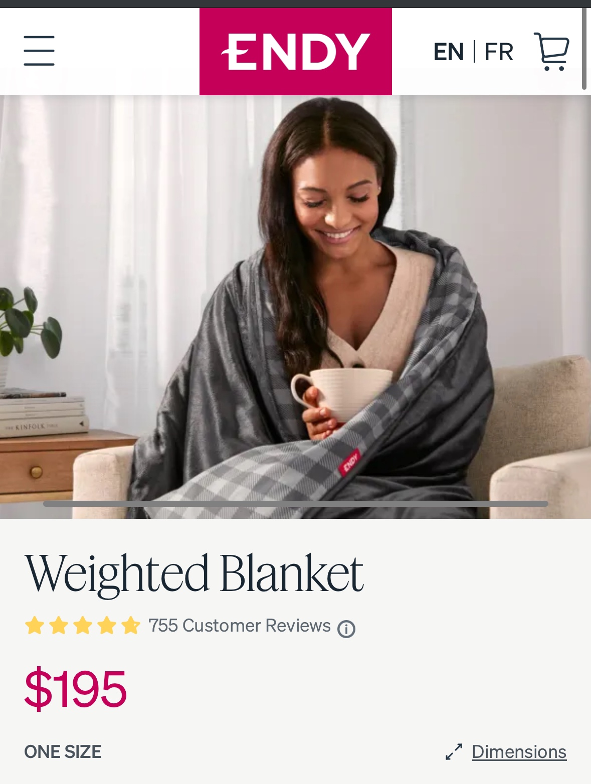 Endy weighted blanket - photo 5