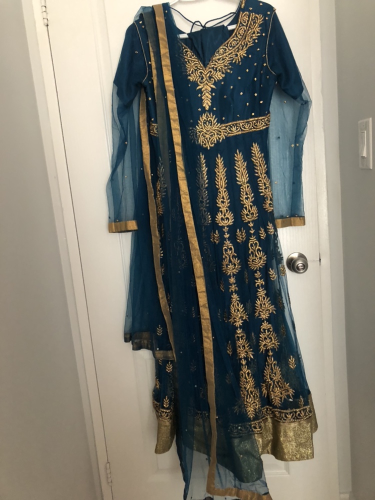 Desi style 3 piece dress thumbnail