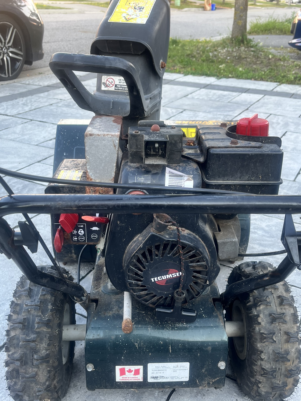 Yard works 22” 5.5 hp snowblower - photo 3