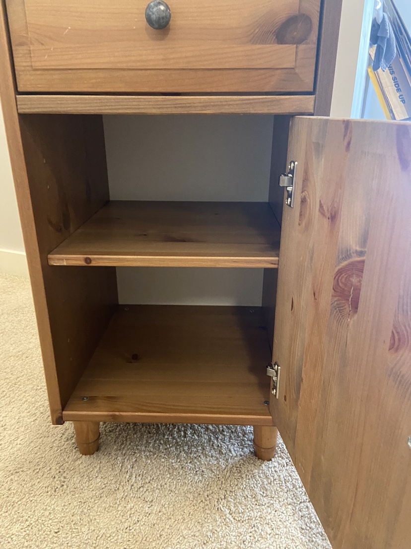 Wood Nightstand - photo 3