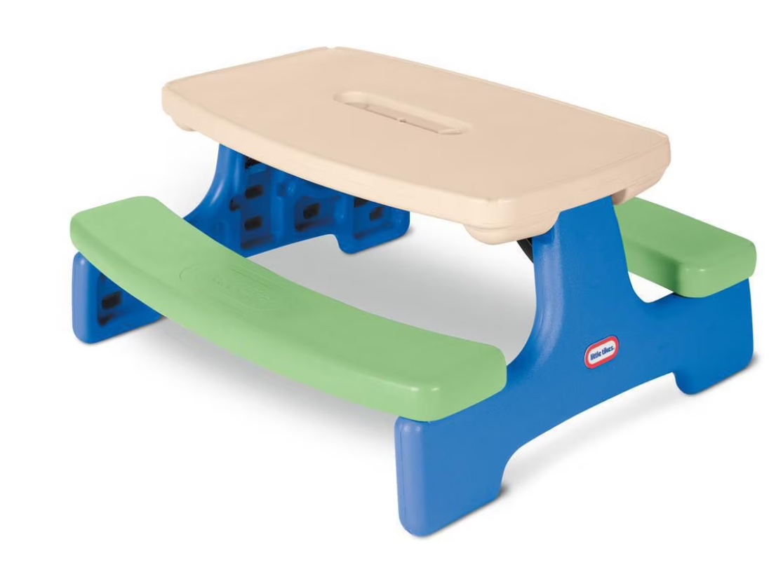 Little Tikes Picnic Table with Umbrella - photo 2