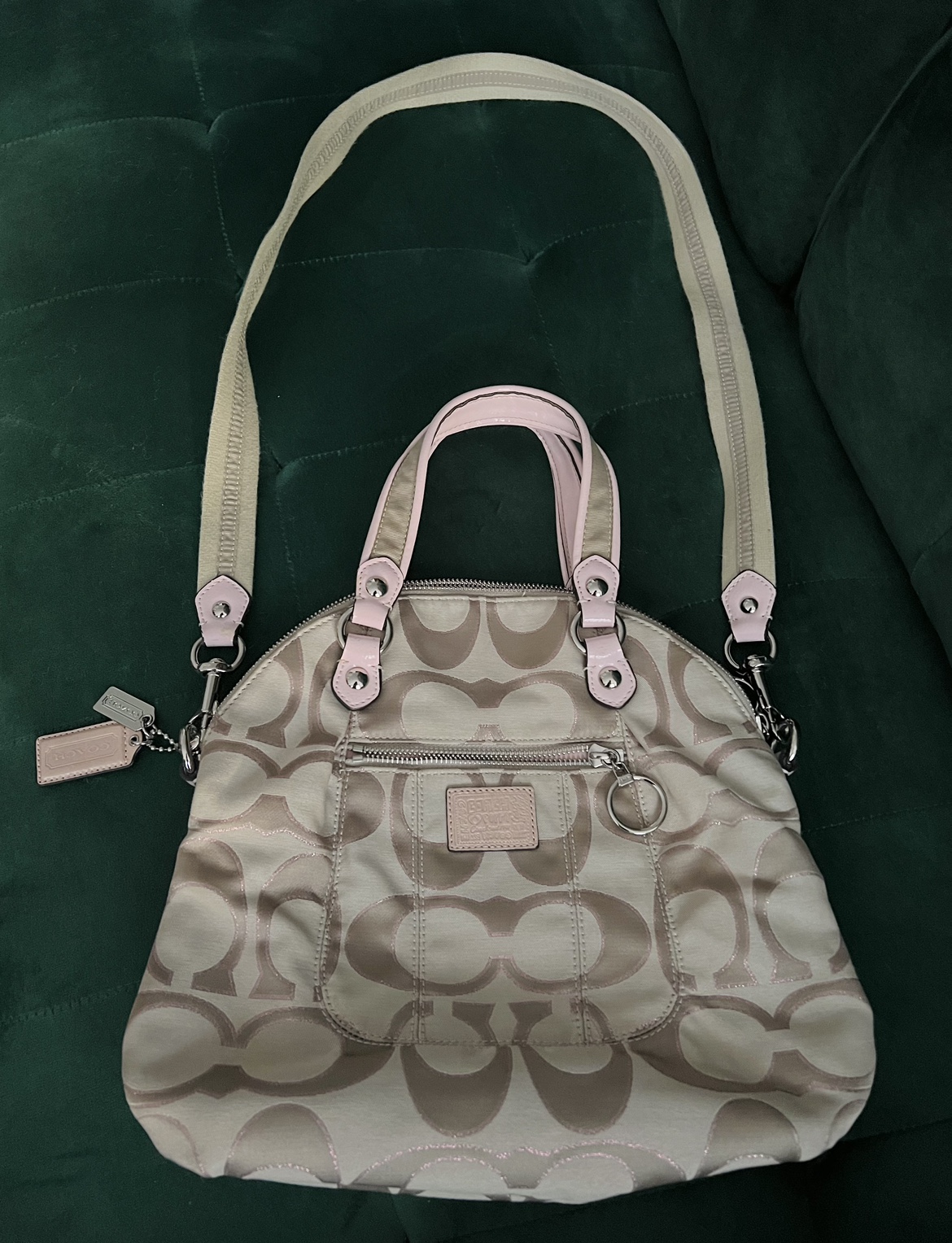 Coach pink casual bag