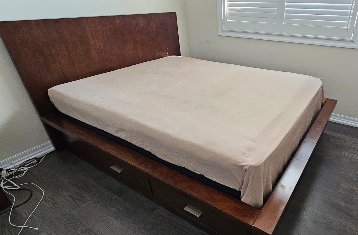 Queen Bed Frame with Headboard