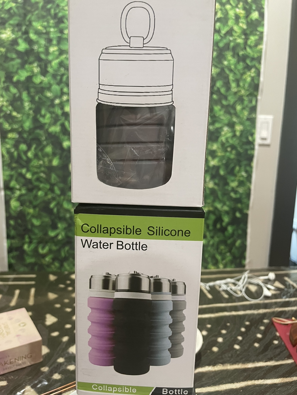 3 Collapsible Silicone Water Bottles