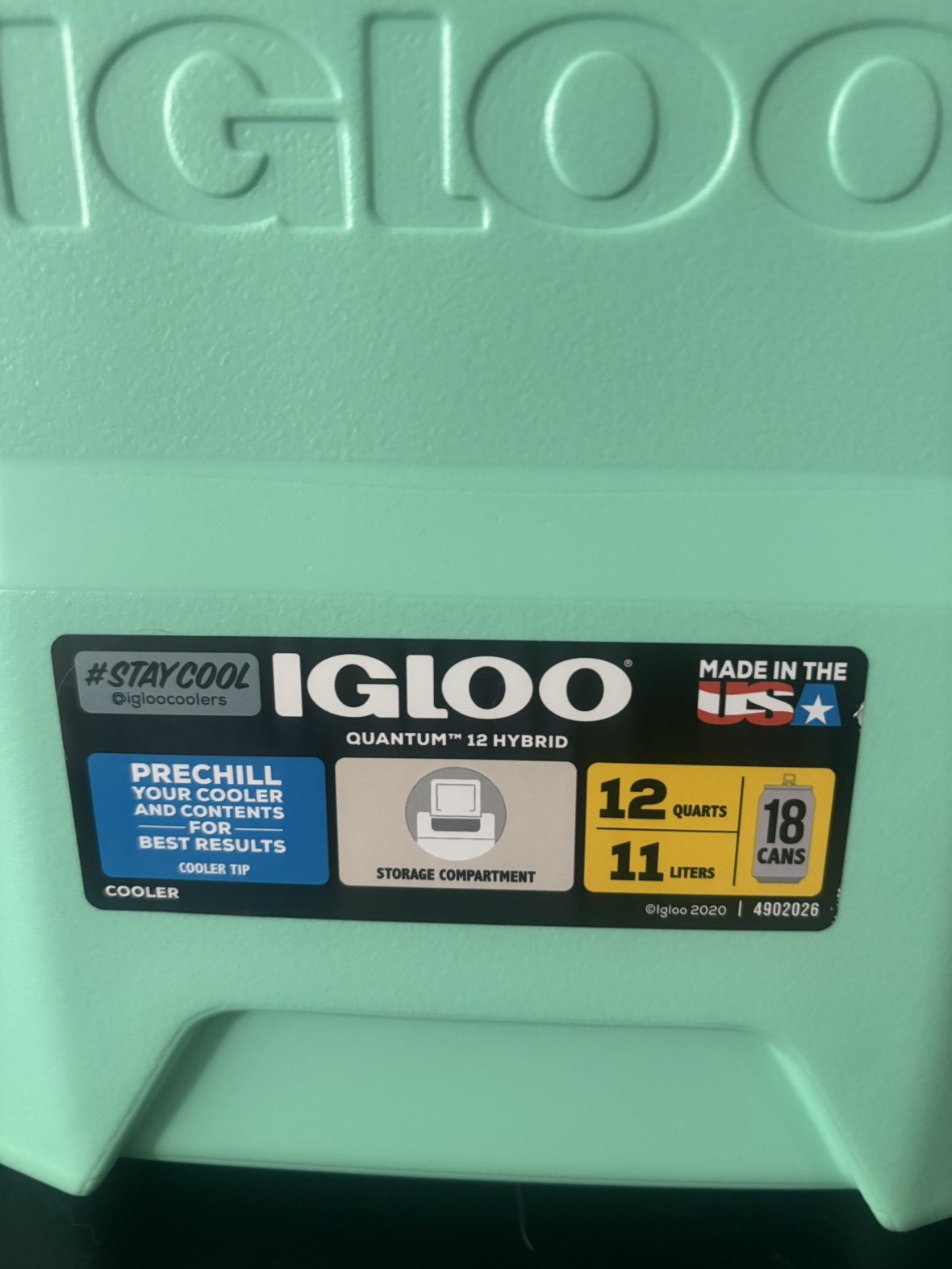 Igloo Quantum 12 Quart Cooler - photo 2